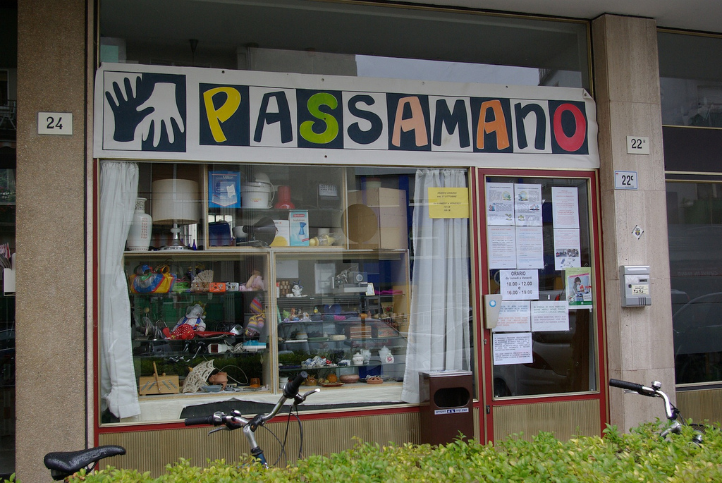 Passamano, il negozio senza soldi