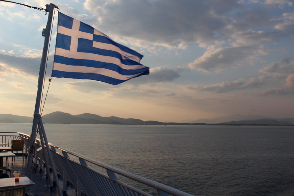 Sulla nave in direzione di Amorgos