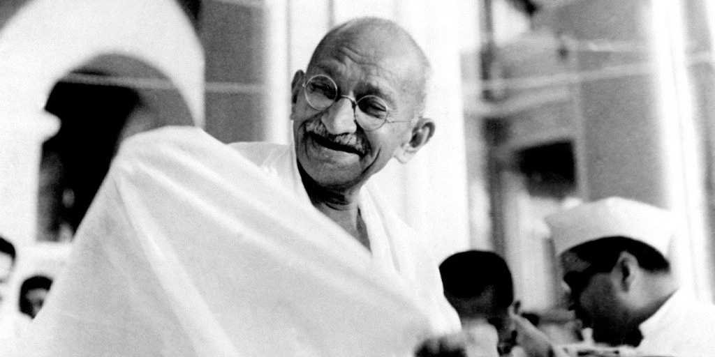 Gandhi è l'ispiratore dei movimenti per la pace, i diritti umani e le libertà civili di tutto il mondo