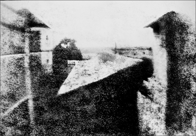 “Vista dalla finestra di Le Gras” di J.P. Niépce