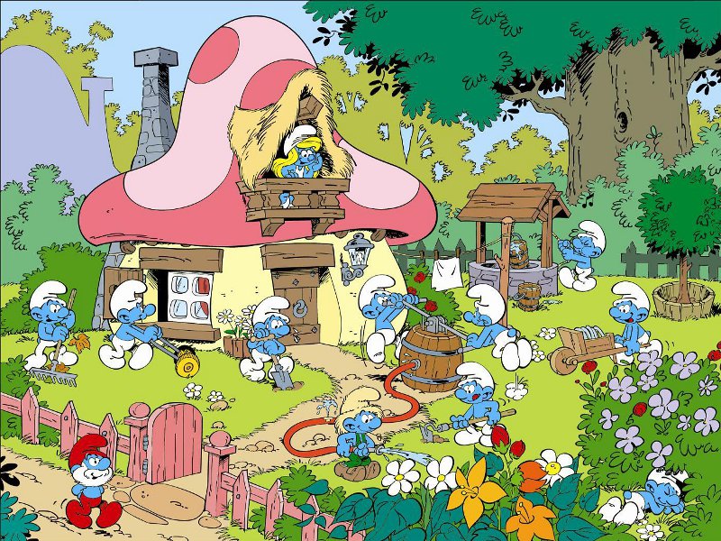 I puffi e l’utopia