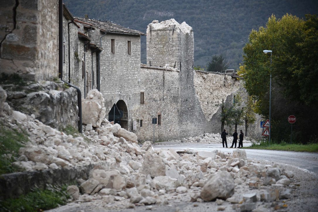 Norcia dopo il terremoto