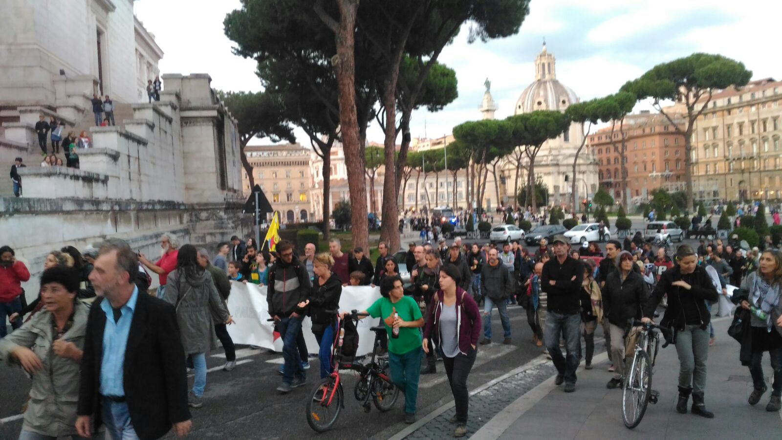 Il corteo organizzato a ottobre