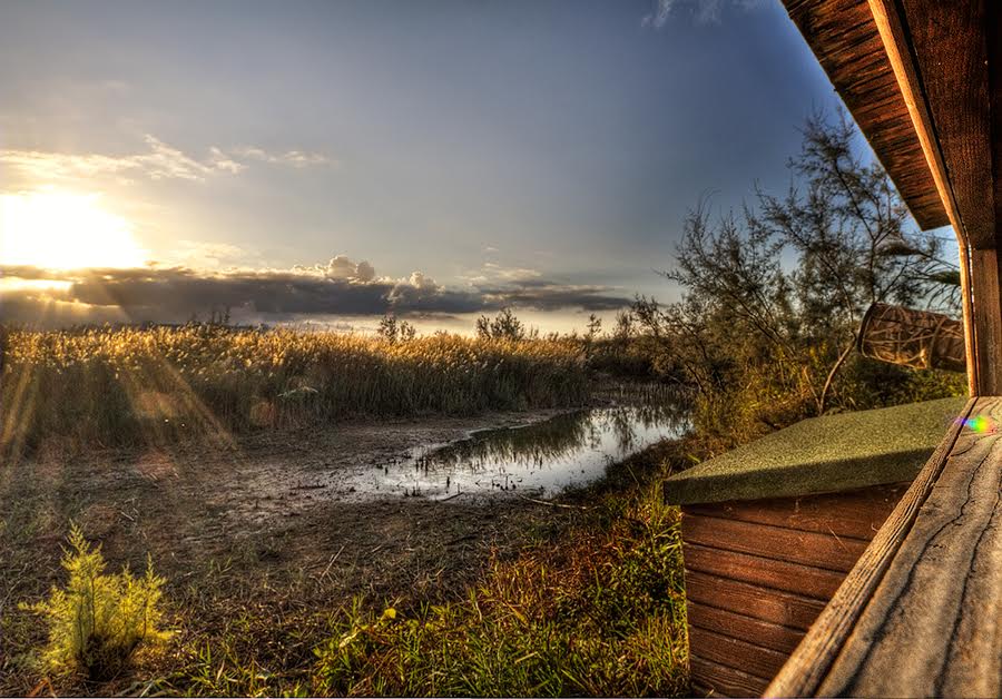 Panorama del Centro Habitat Mediterraneo della Lipu dal terzo capanno - Foto di Marco De Silvi