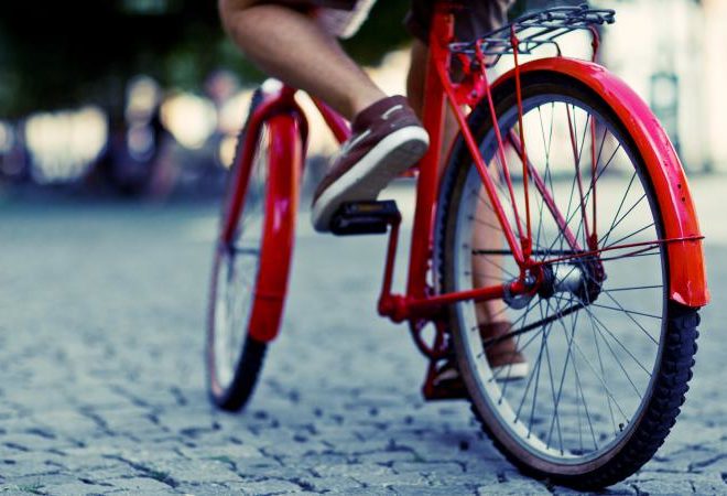 bici in citta bibbiena