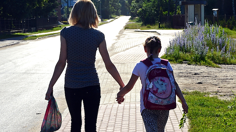 POLAND-CHILDREN-GOING TO SCHOOL