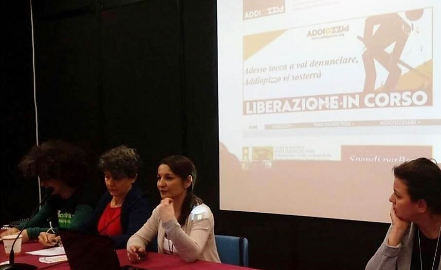 La presentazione di Addiopizzo store