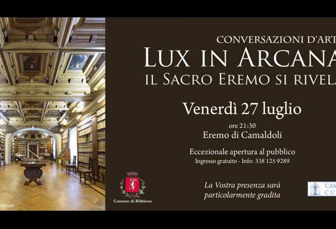 lux in arcana sacro eremo camaldoli