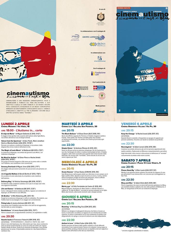 Torino festeggia la decima edizione di CinemAutismo