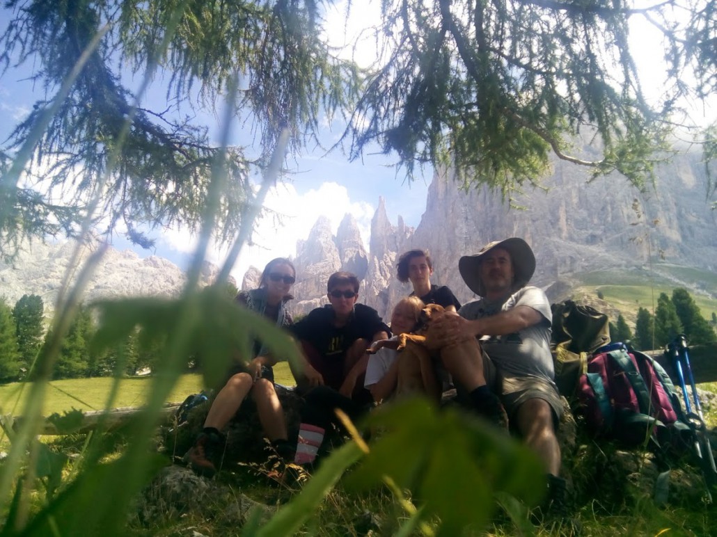 Giancarlo e la sua famiglia