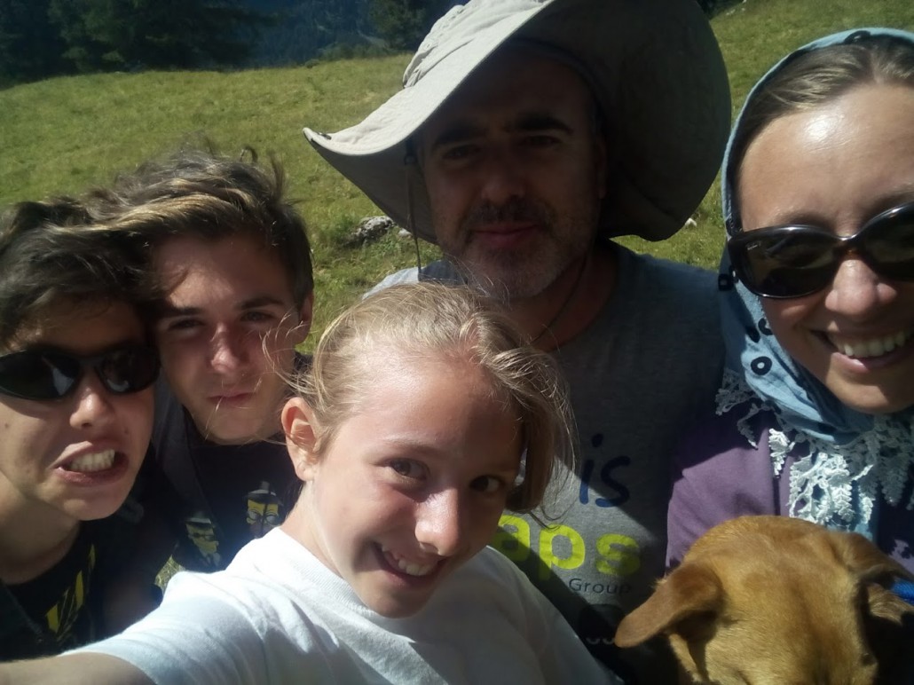 Giancarlo e la sua famiglia