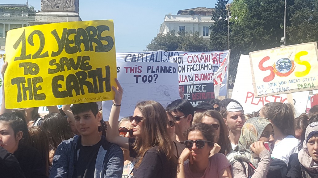 Greta. A Roma e nelle voci di tutti i giovani attivisti