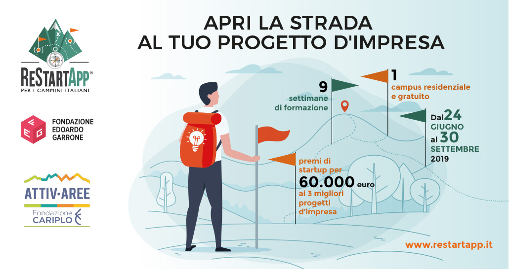 ReStartApp per i cammini italiani: torna il campus per aspiranti imprenditori di montagna