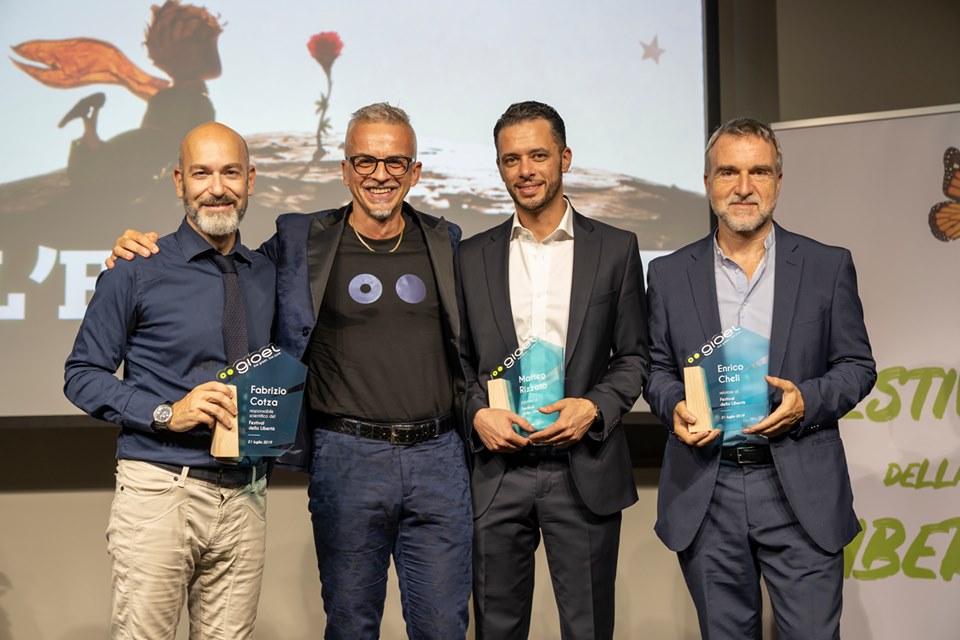 Fabrizio Cotza al primo festival della Libertà