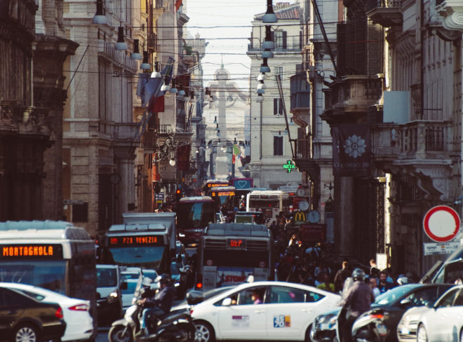 roma blocco traffico