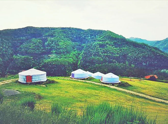 Yurte in Langa