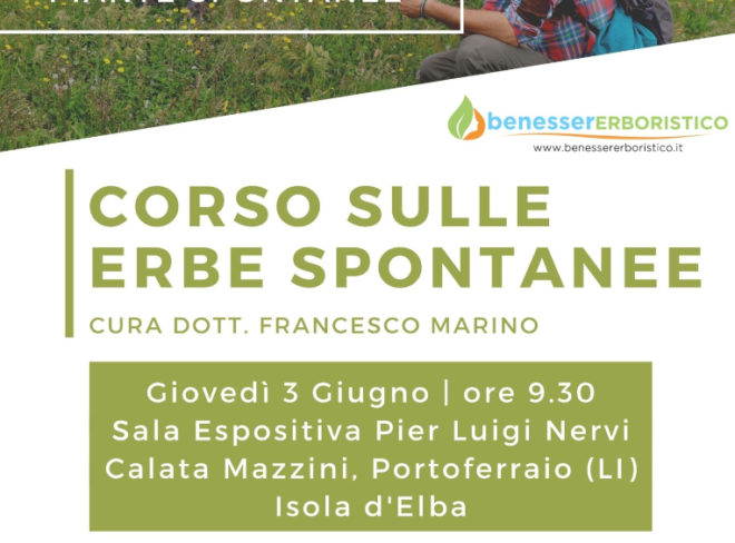 Corso sulle erbe spontanee www.benessererboristico.it 2
