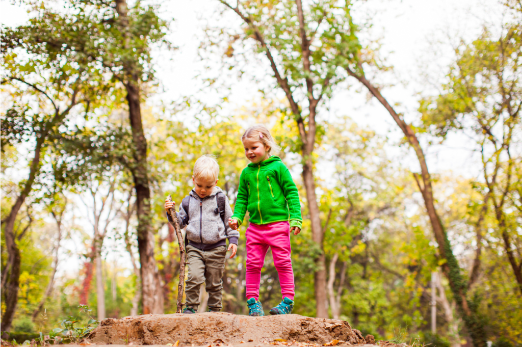 bambini parco naturale