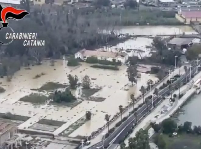 Danni alluvione Catania
