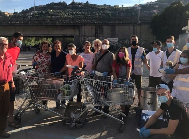 Rete sanremo solidale ventimiglia carrelli