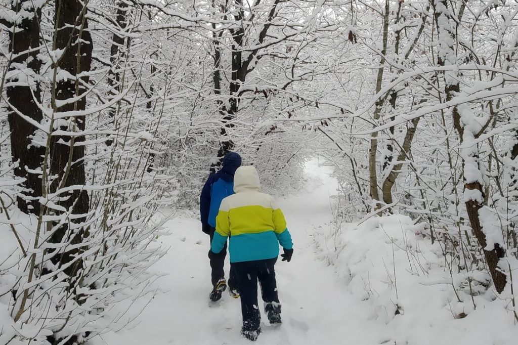 cammino dei ribelli neve