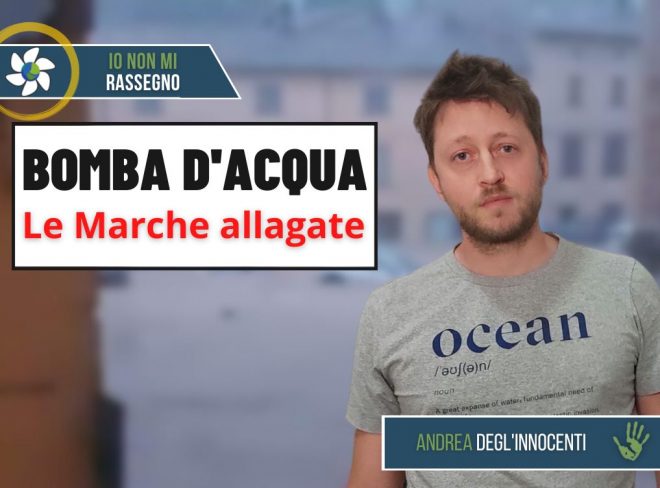 bomba d'acqua sulle marche