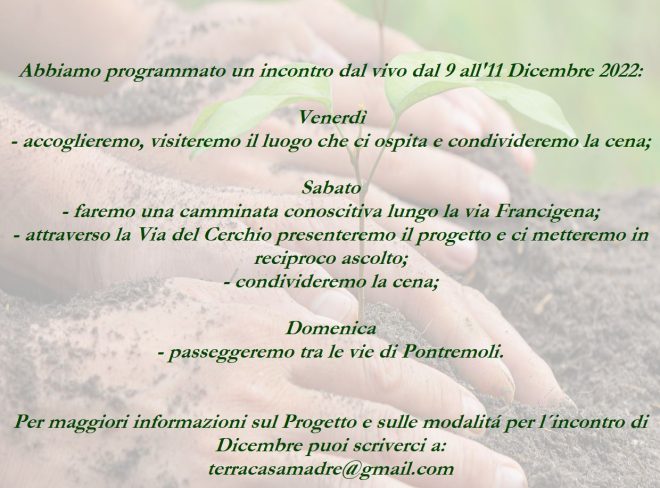 Lettera Progetto Comunita sfondo 2 1