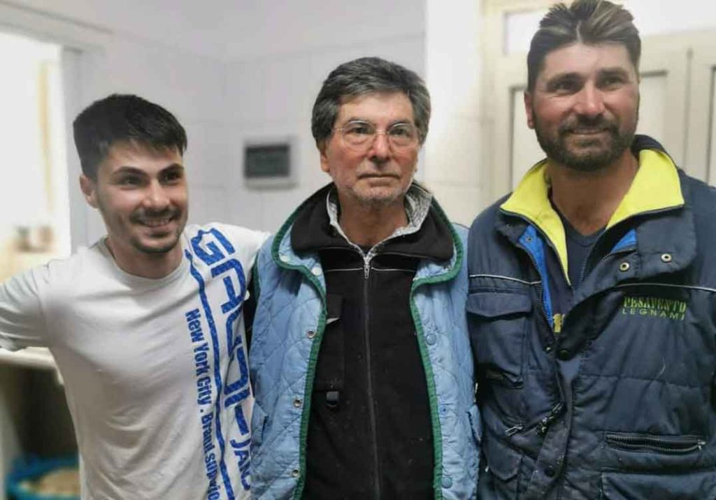 La Mannirata - la famiglia Vinti: Stefano, il padre e Vincenzo