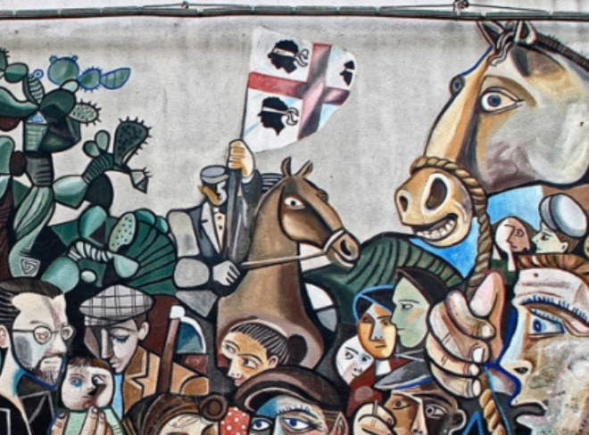 lingua sarda murales orgosolo