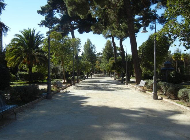 Villa Amedeo Caltanissetta viale principale