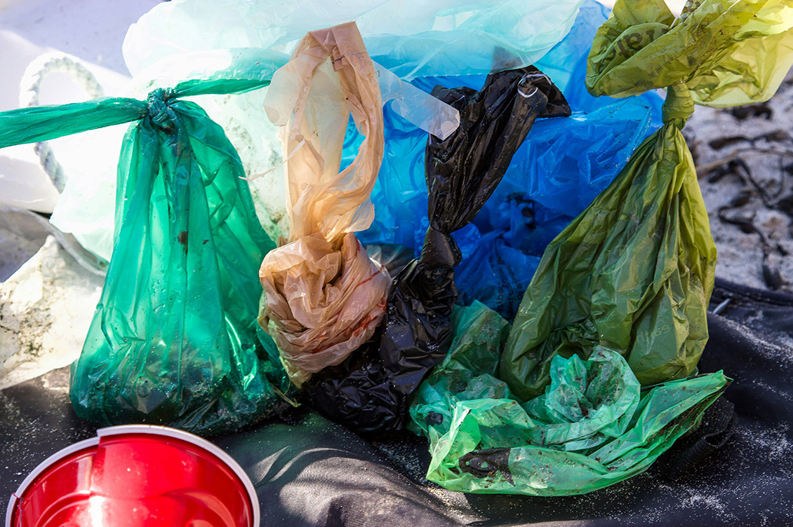 sacchetti di plastica rifiuti