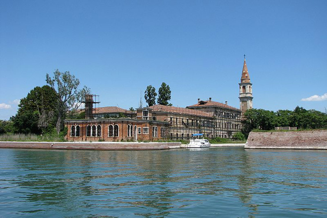 Poveglia Closeup of Hospital