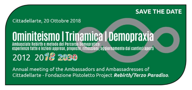 Gli ambasciatori Rebirth/Terzo Paradiso coltivano la demopraxia