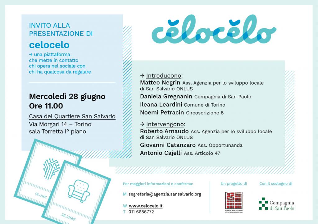 celocelo piattaforma connettere opera sociale chi qualcosa regalare 1498467763