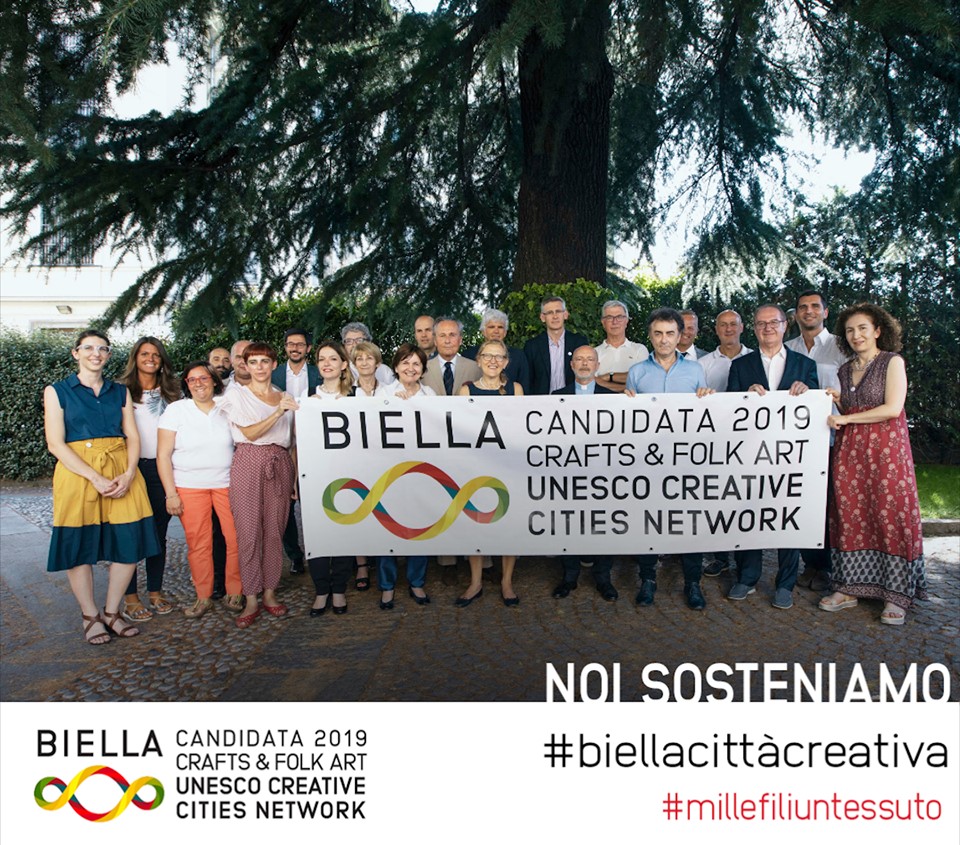 Città Creative Unesco: Biella rappresenta il Piemonte nella corsa alla candidatura 2019