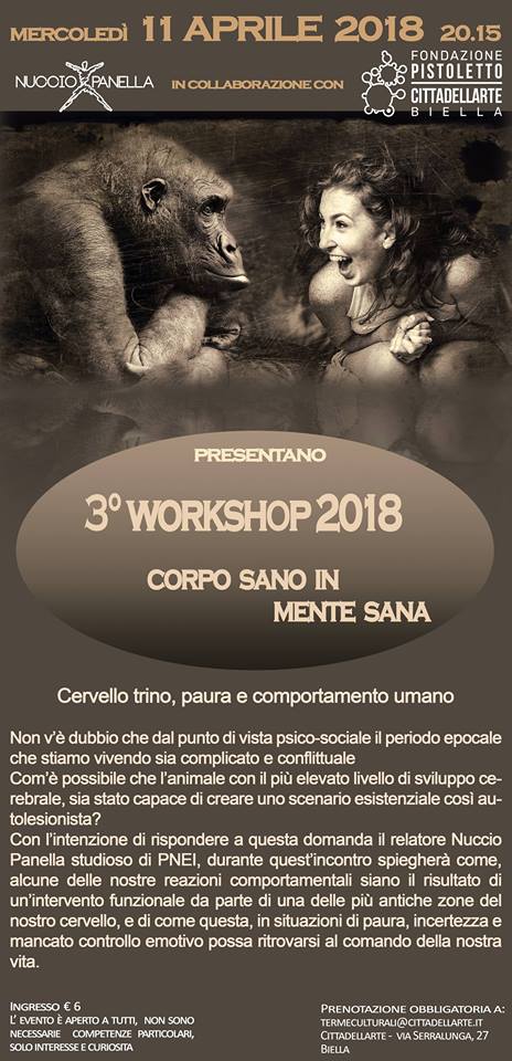 A Cittadellarte il terzo incontro del workshop “Corpo sano in mente sana”