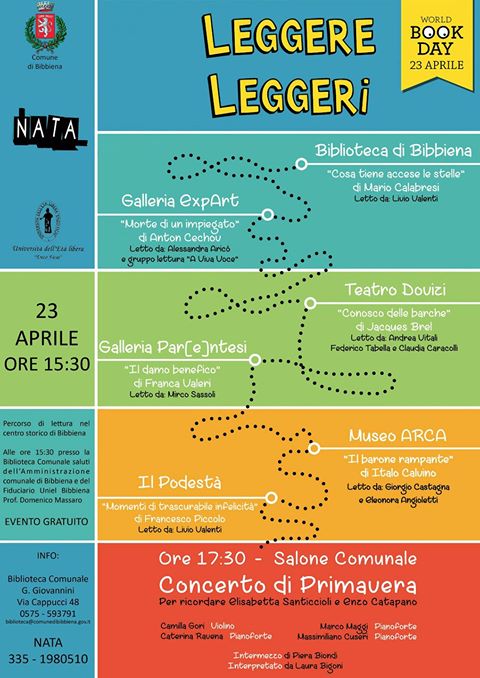 Leggere Leggeri: Giornata mondiale del Libro e del Diritto d’Autore