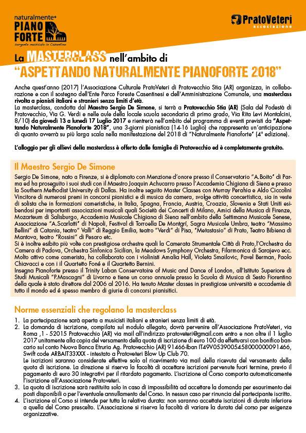 Una masterclass per Aspettando Naturalmente Pianoforte