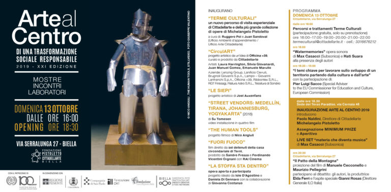 mostre incontri laboratori cittadellarte edizione arte al centro 1570187374