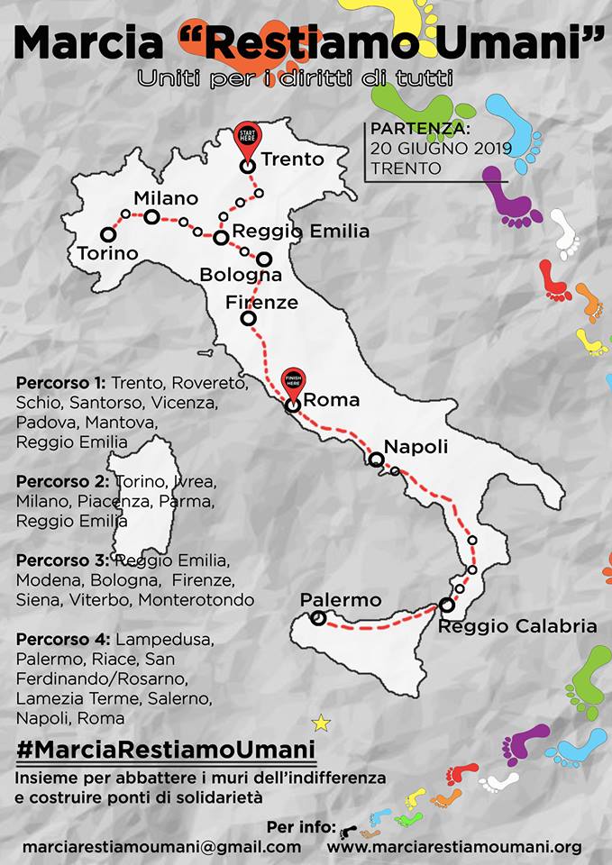 restiamo umani marcia unisce italia nome uguaglianza 1562713905