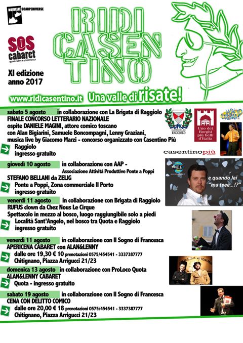 Una valle di risate con RidiCasentino