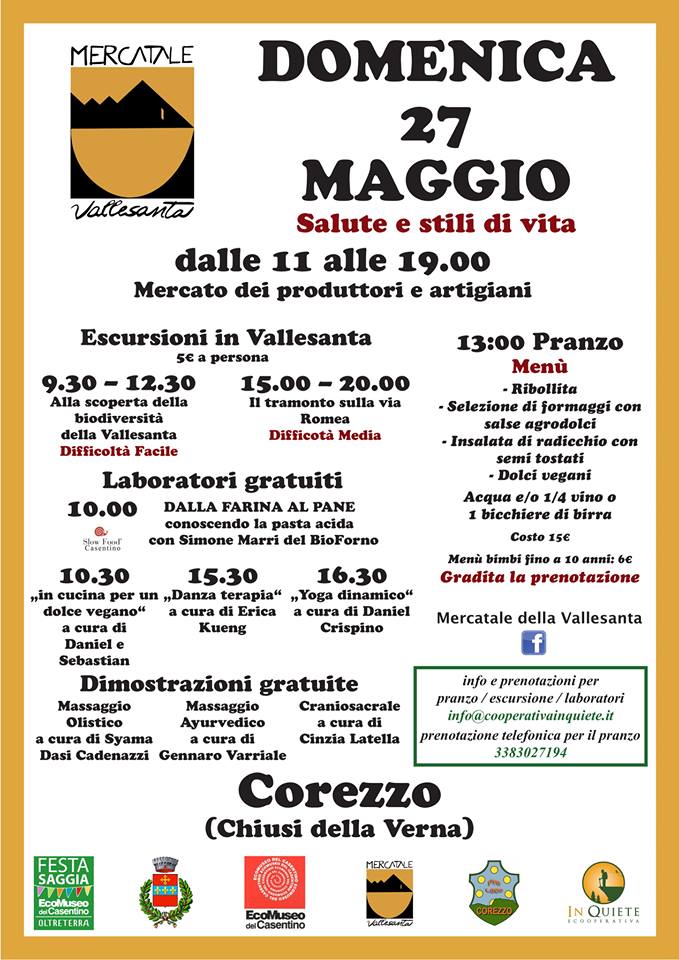 Salute e sani stili di vita al Mercatale della Vallesanta